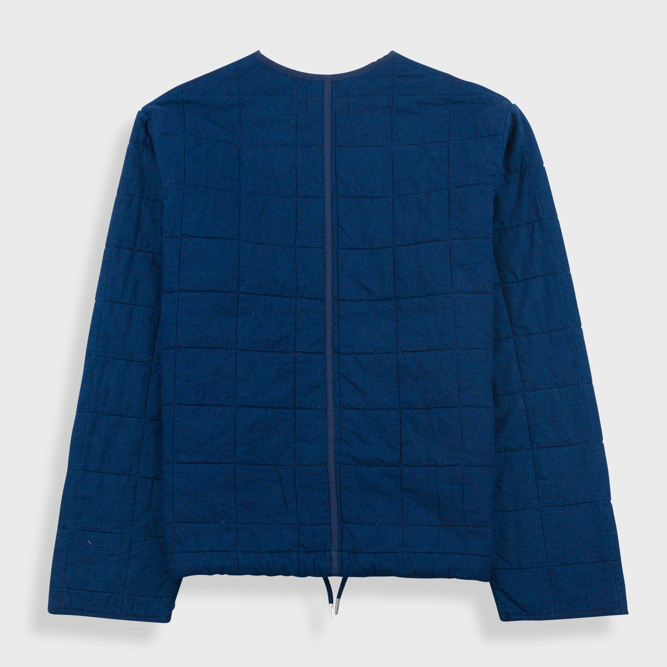 Lightweight Liner Jacket - Indigo Microcheck