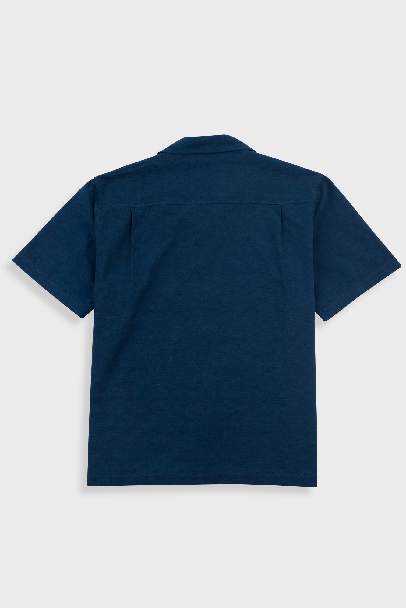 Relaxed Soft Collar Shirt - Navy