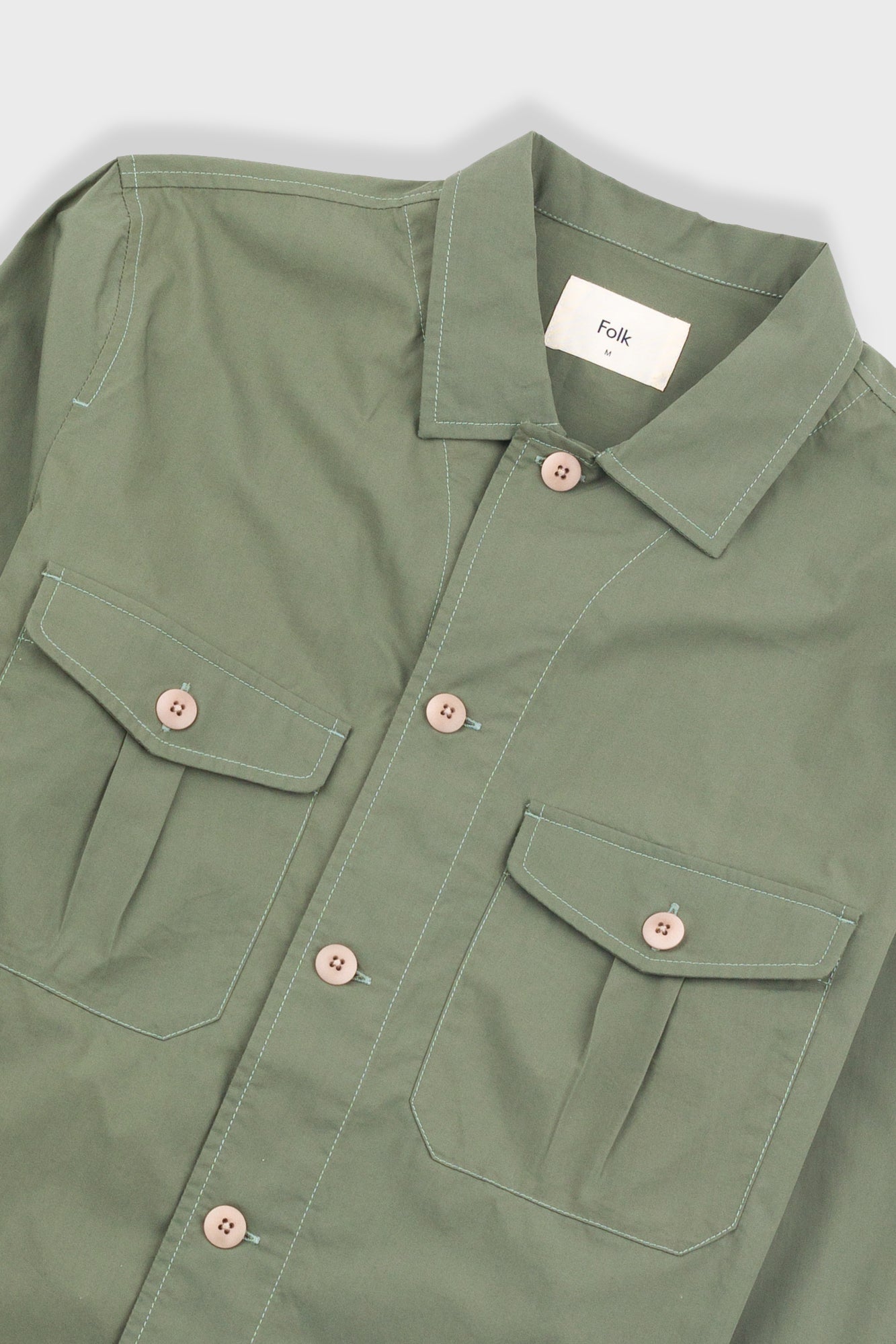 Revere Overshirt - Dark Sage