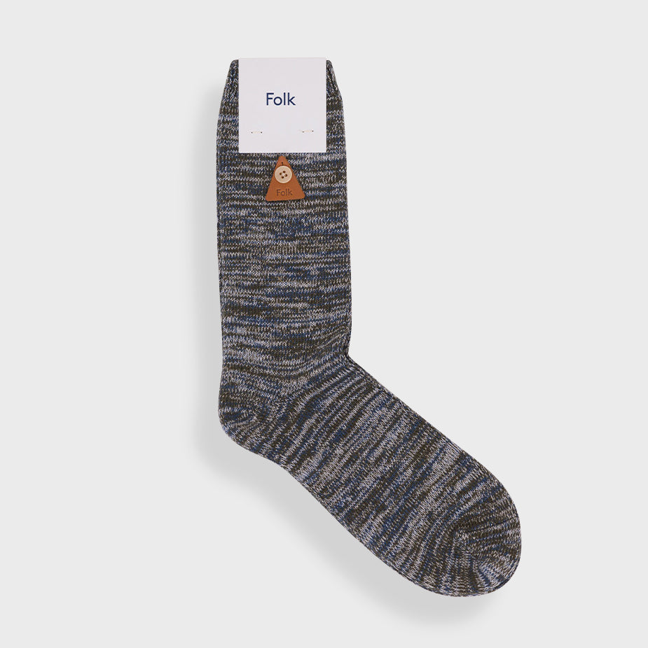 Melange Socks - Dark Sage Mix