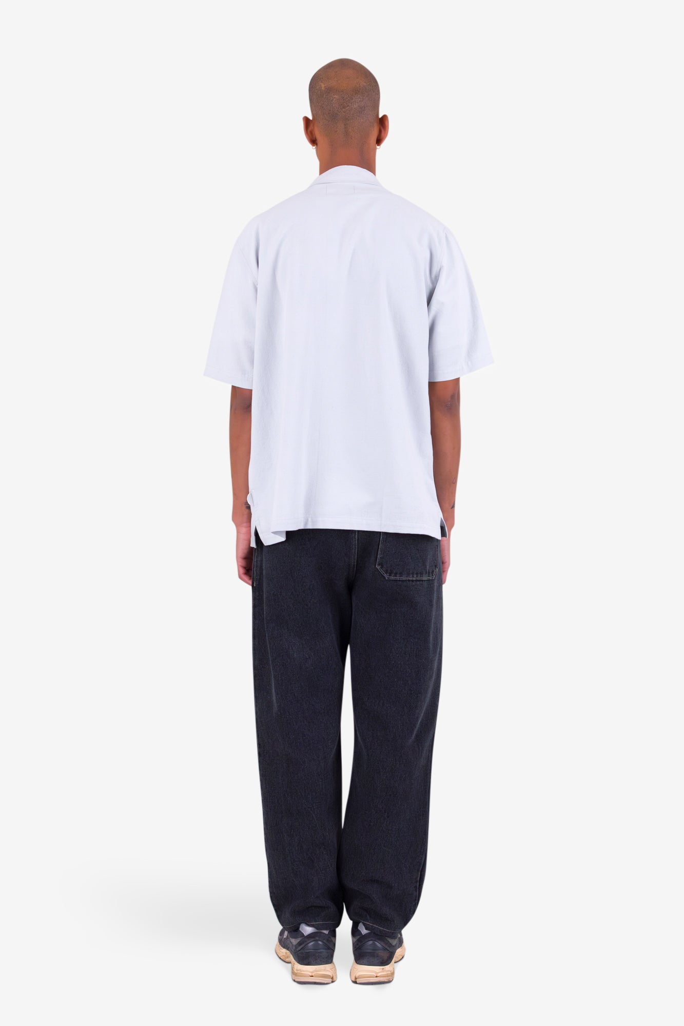 Gabe Shirt - Mineral Blue Linen Mix