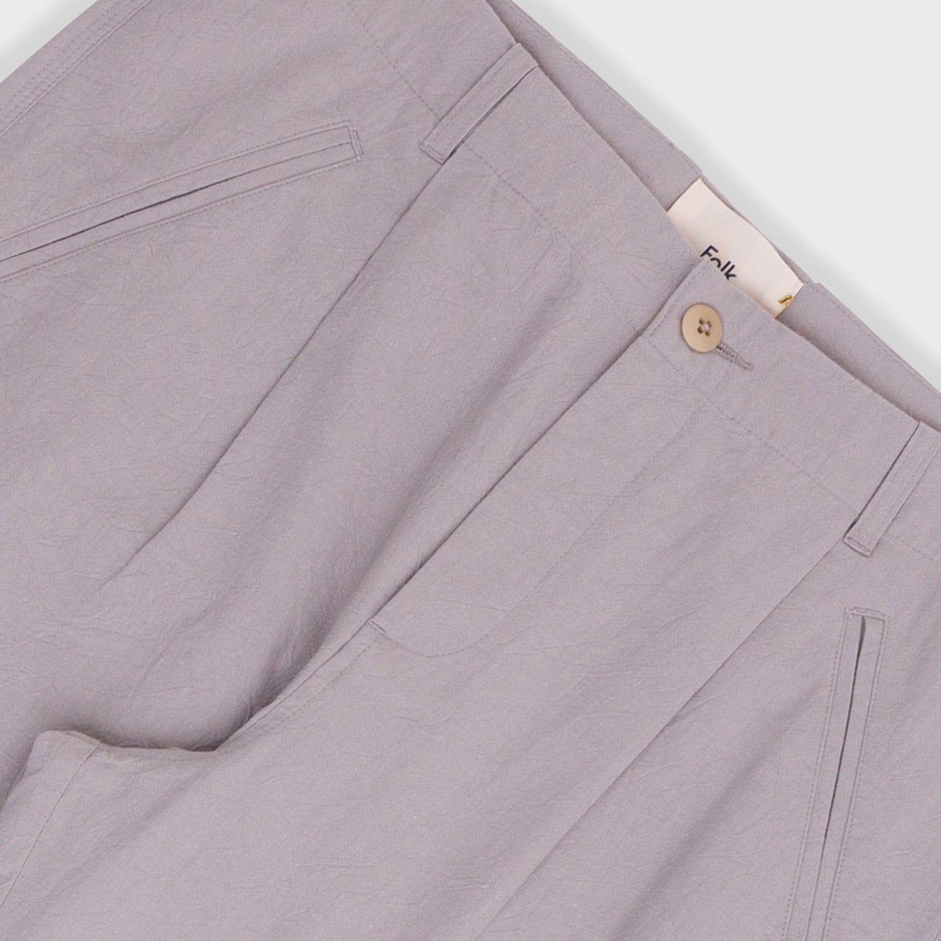 Assembly Pant - Silver Grey Crinkle