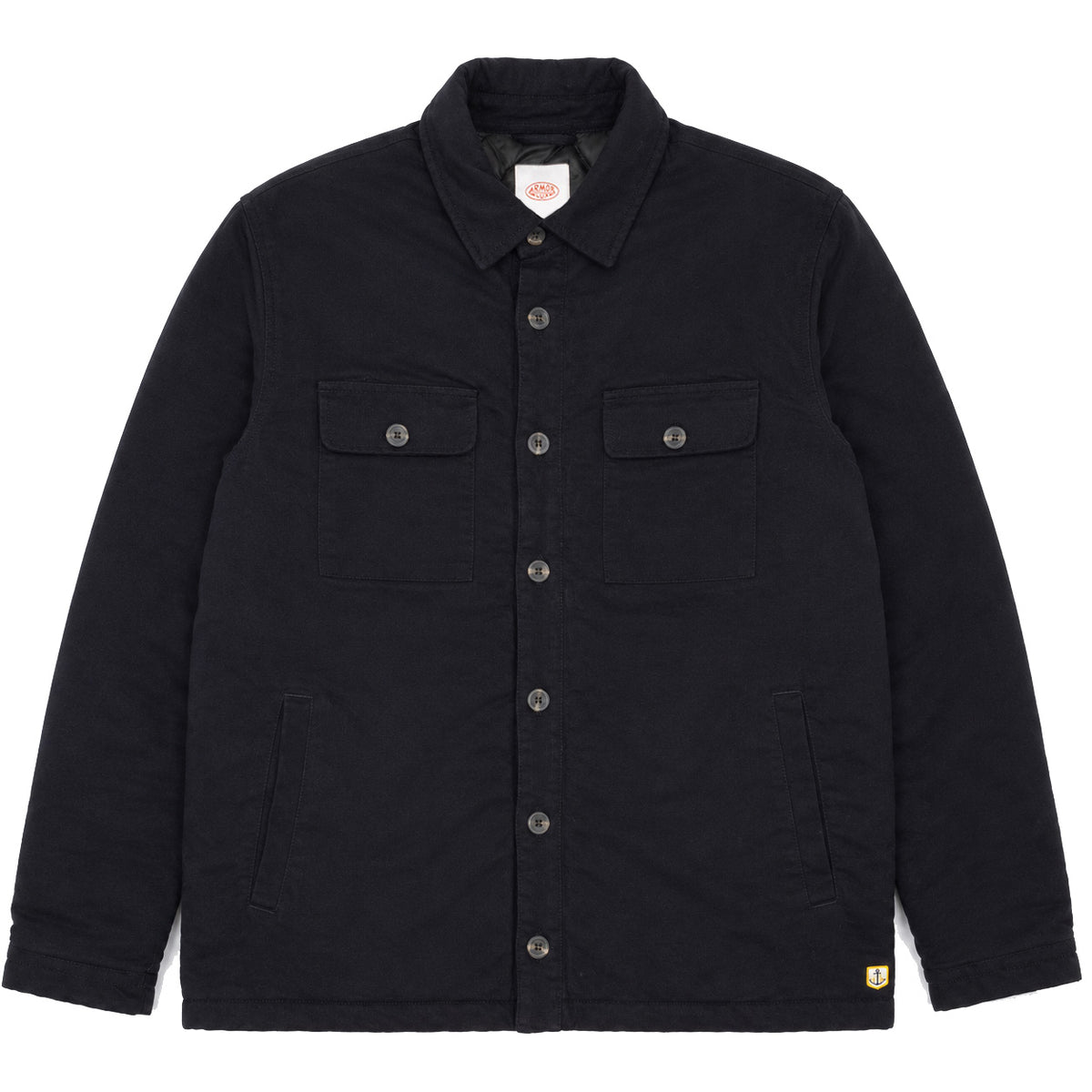 Quilted Overshirt - Black