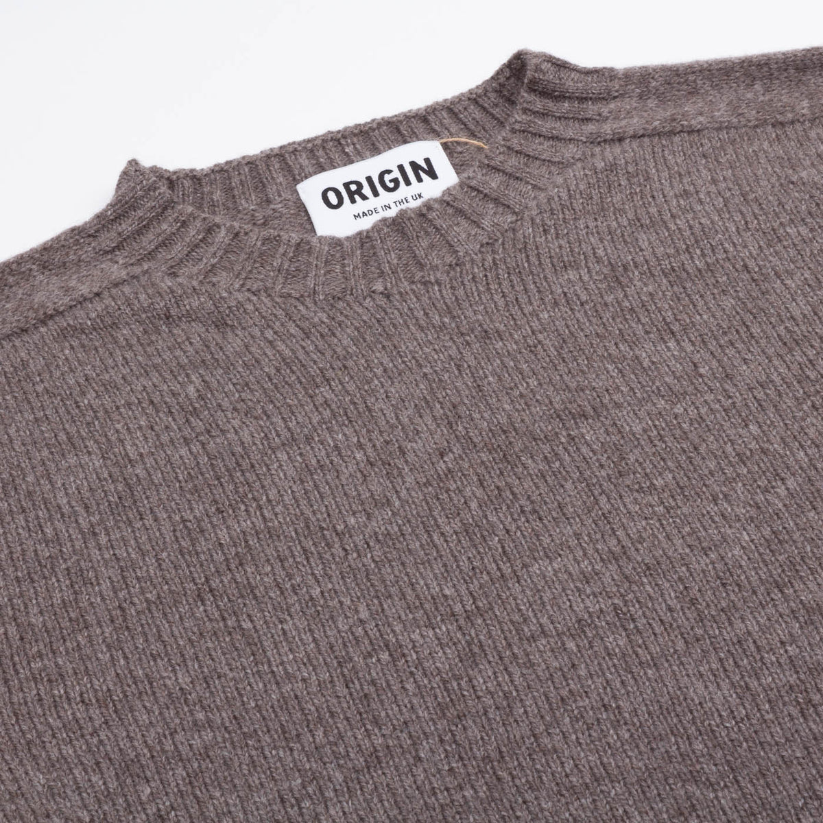Seamless Crew Lambswool Jumper - Elk