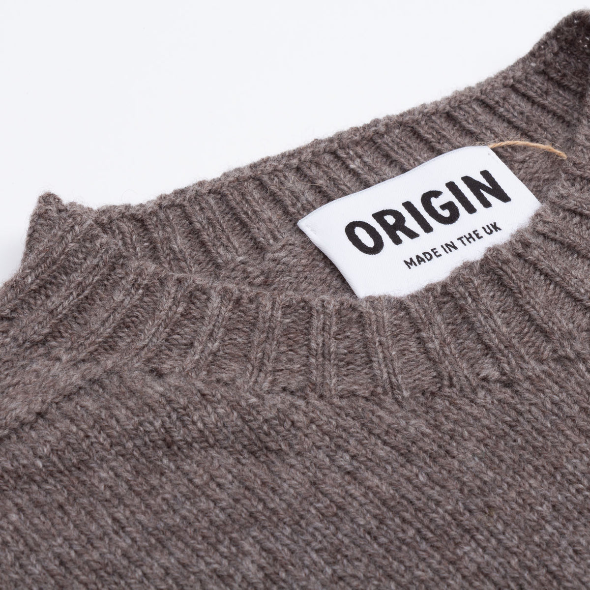Seamless Crew Lambswool Jumper - Elk