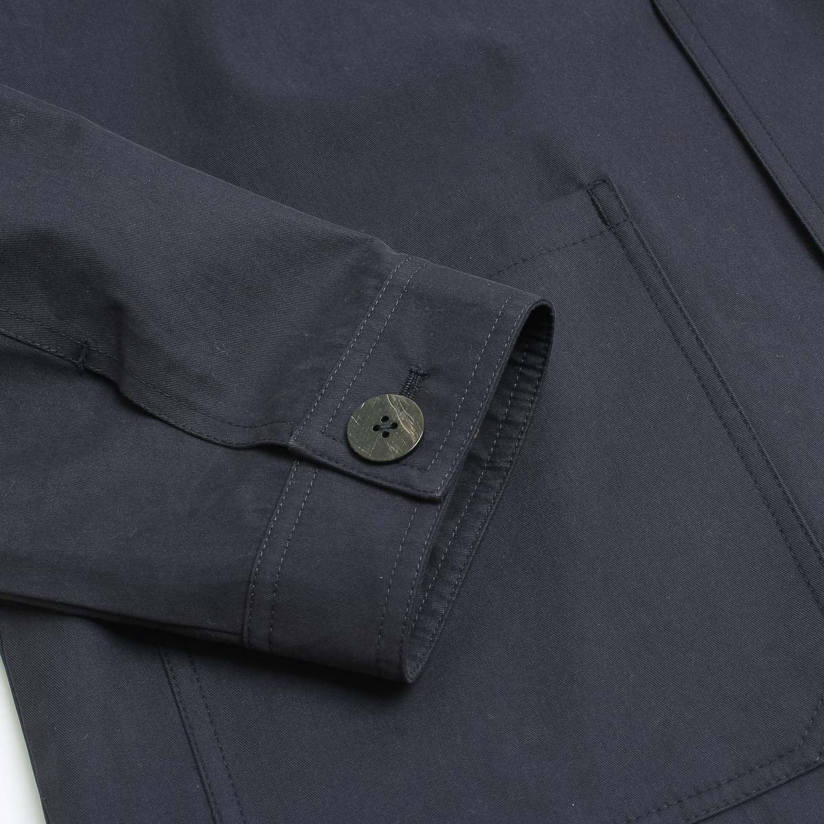 O-Shirt - Navy Brushed Cotton