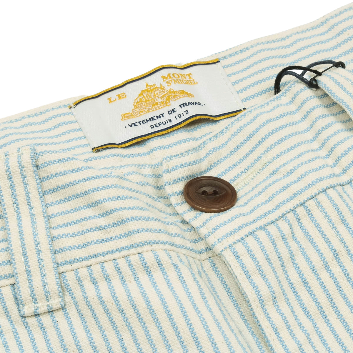 Pimy Osk Carpenter Trousers - Blue Stripe