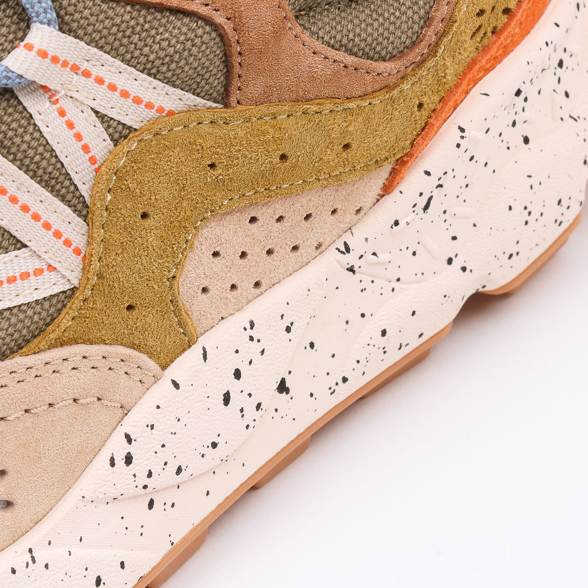 Yamano 3 Man Trainers - Military/Taupe