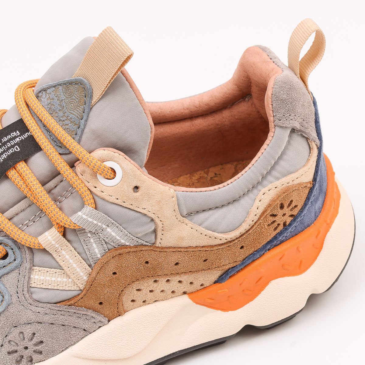 Yamano 3 Man Trainers - Navy/Grey/Taupe