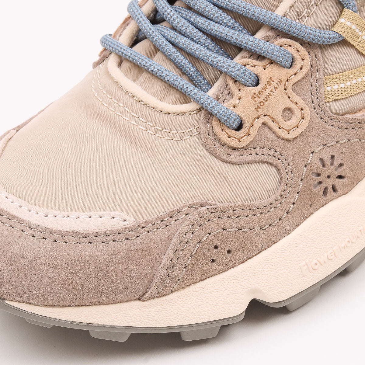 Yamano 3 Man Trainers - Taupe/Light Beige