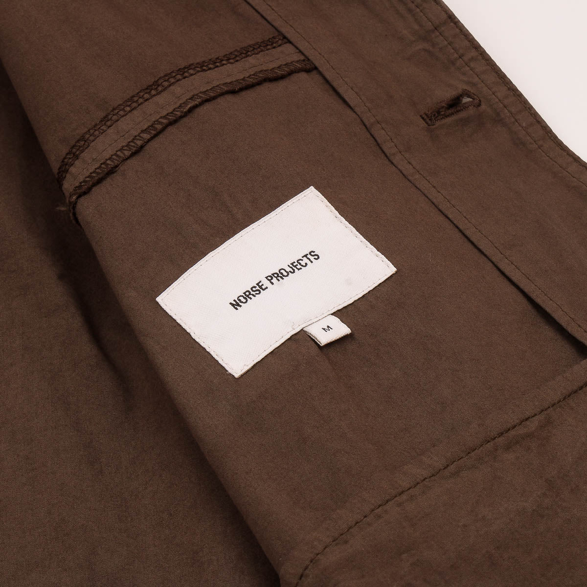 Arresskov Compact Cotton Overshirt - Delicioso Brown