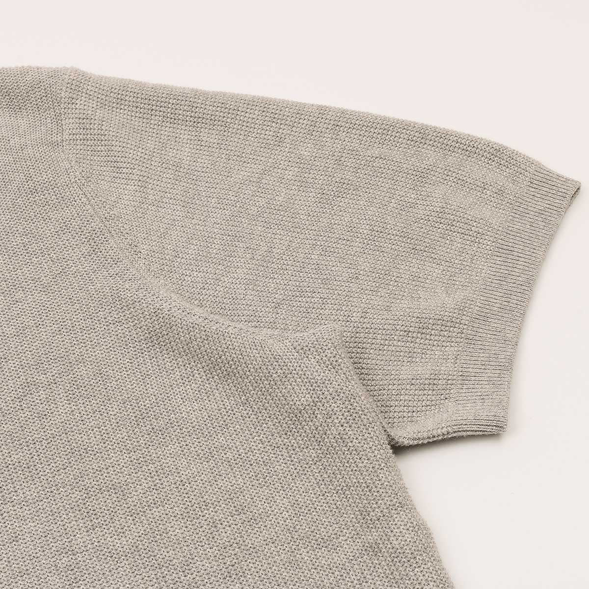 Polo Knit Pique - Grey