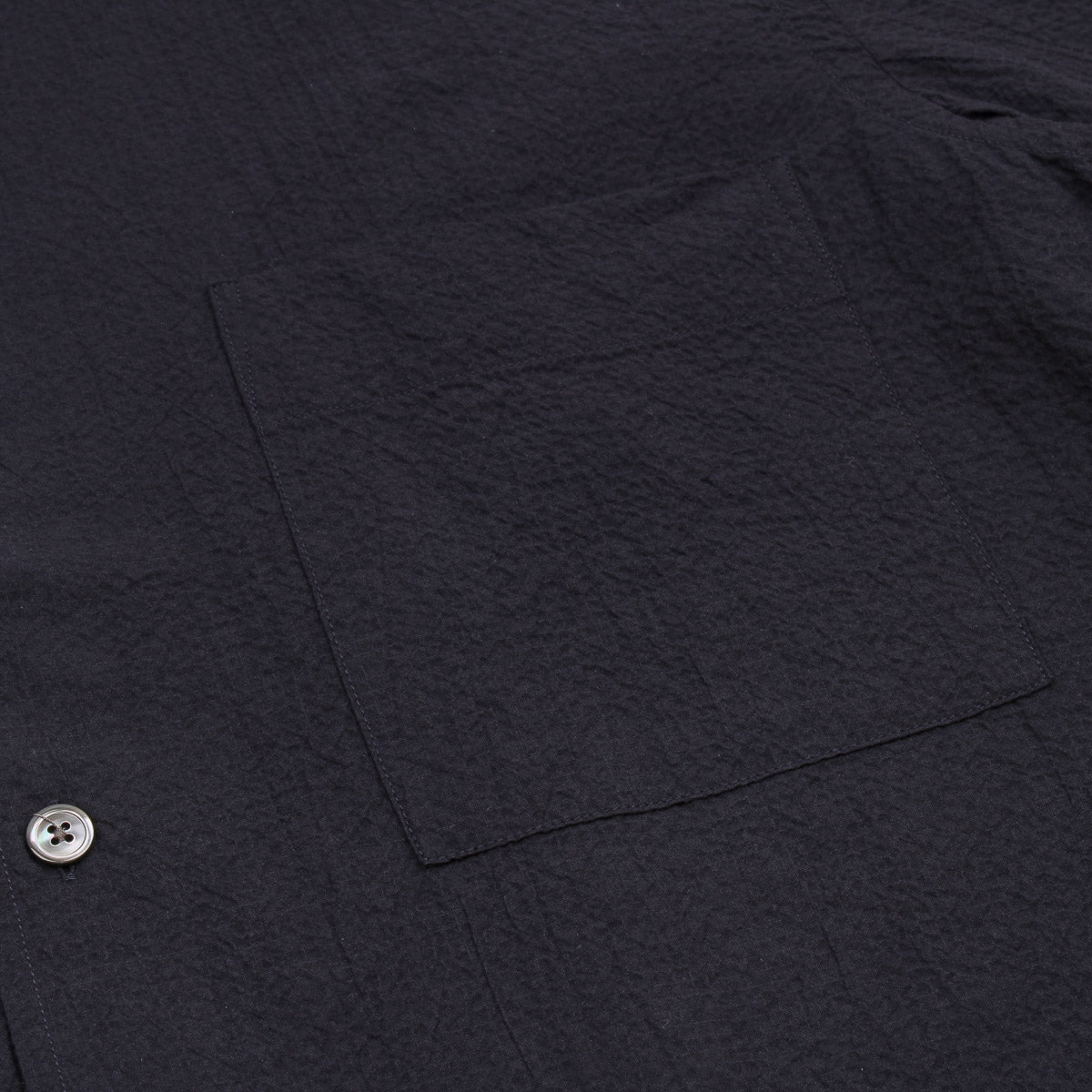 Pedro MC Shirt 6010 - Navy Seersucker (01)