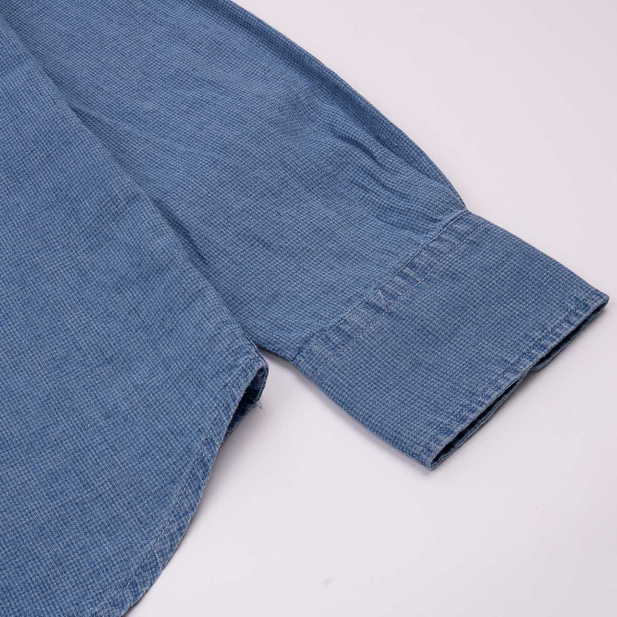Paul Shirt 1025 - Light Indigo Linen (04)