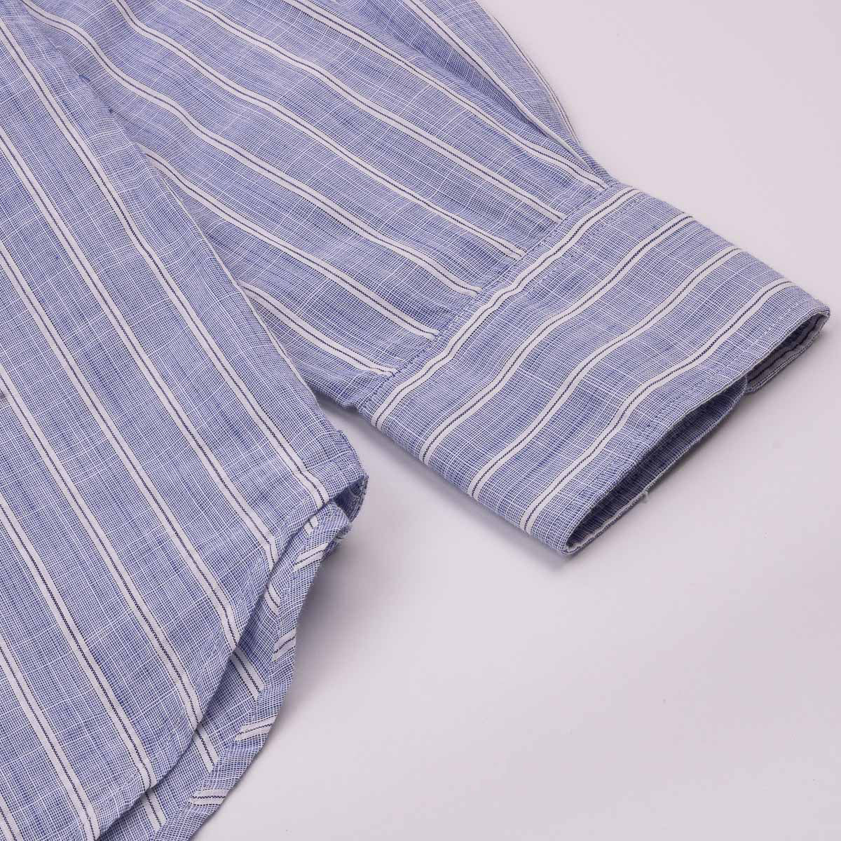 Paul Shirt 1011 - Blue & White (03)