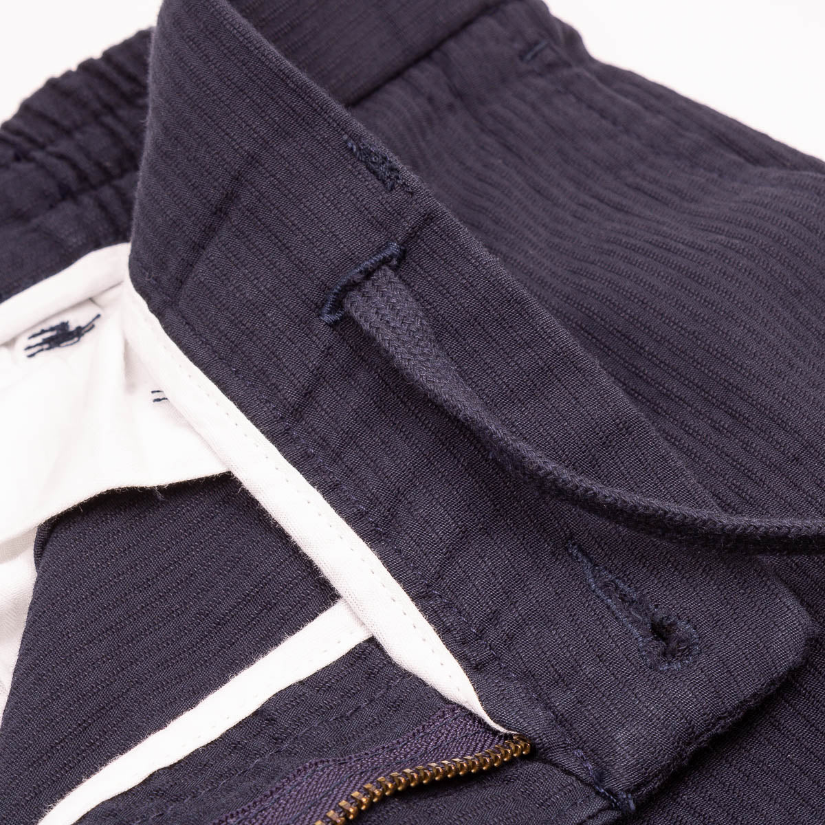 Task Trouser - Navy Seersucker 'Canete'