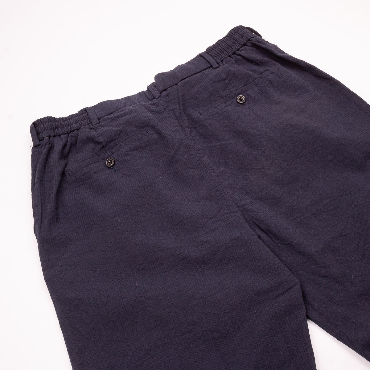 Task Trouser - Navy Seersucker 'Canete'