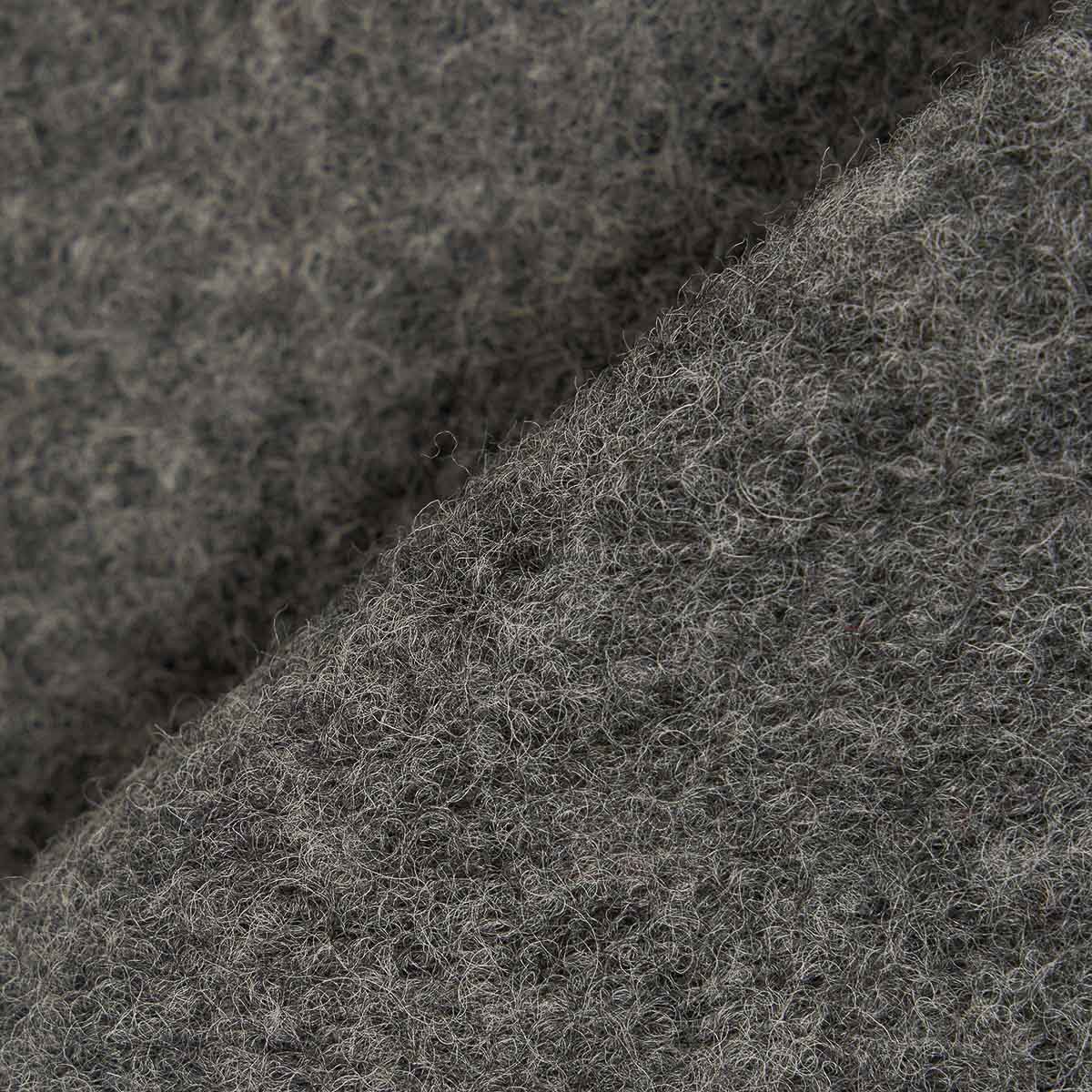 Zip Waistcoat - Grey Marl Wool Fleece