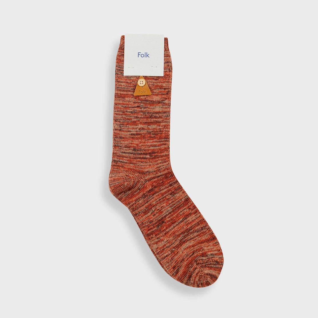 Melange Sock - Clay Mix