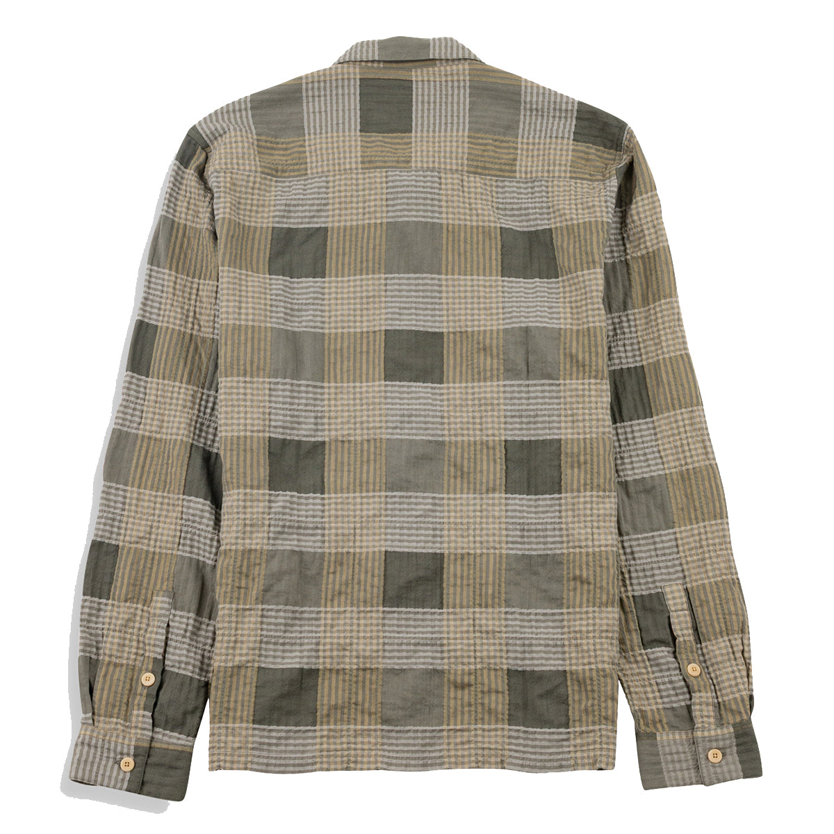 Patch Shirt - Sage Multicheck