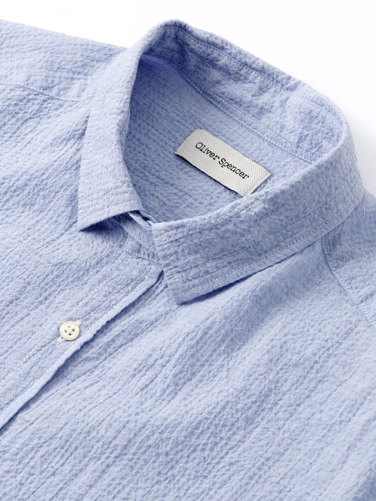 Clerkenwell Tab Shirt - Hughes Blue