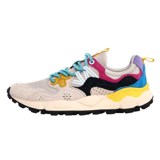 Yamano 3 Man Trainers - Milk/Beige/Multi