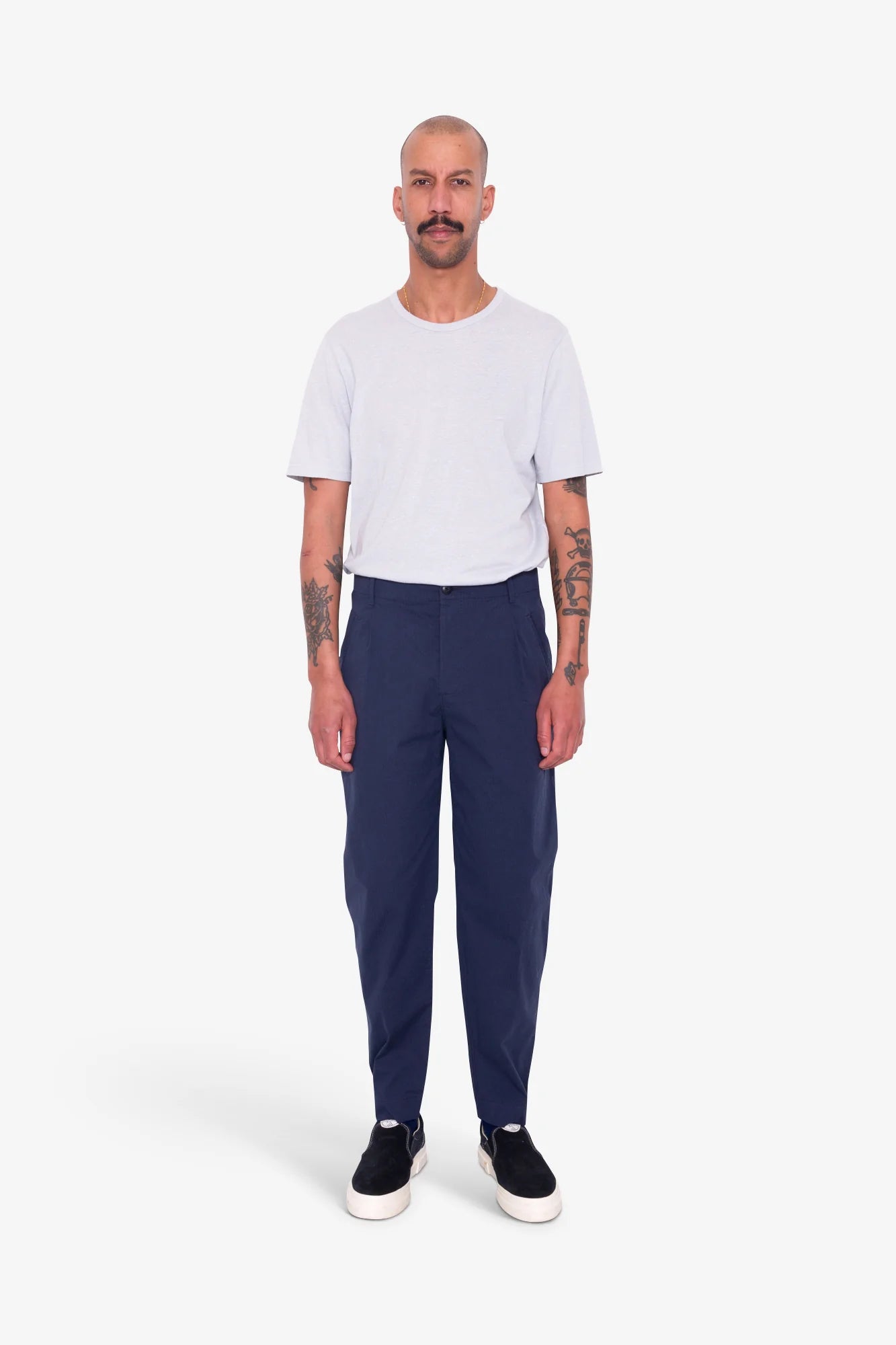 Assembly Pant - Navy Seersucker