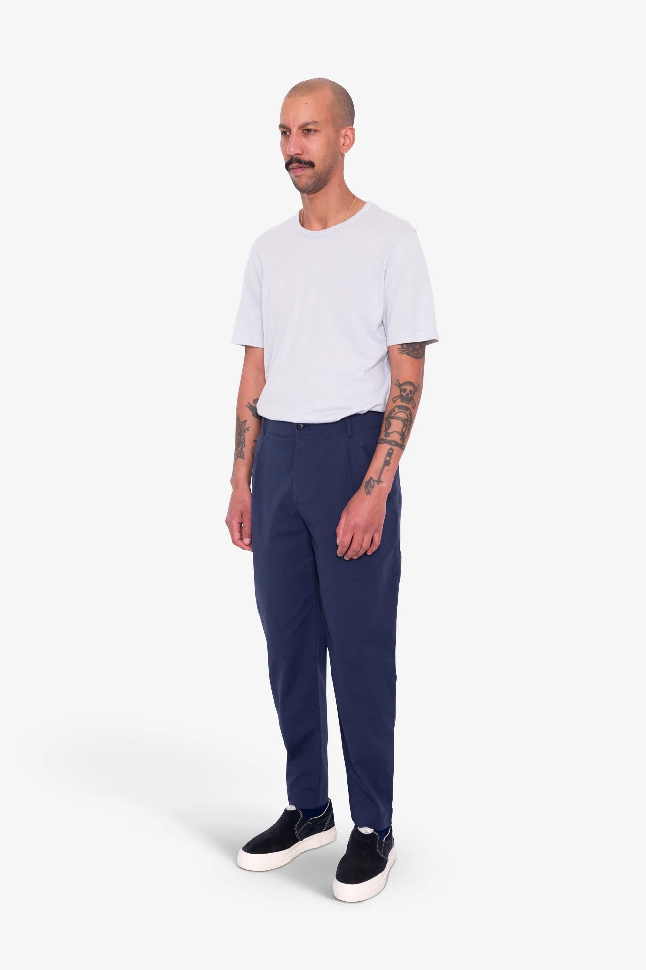 Assembly Pant - Navy Seersucker