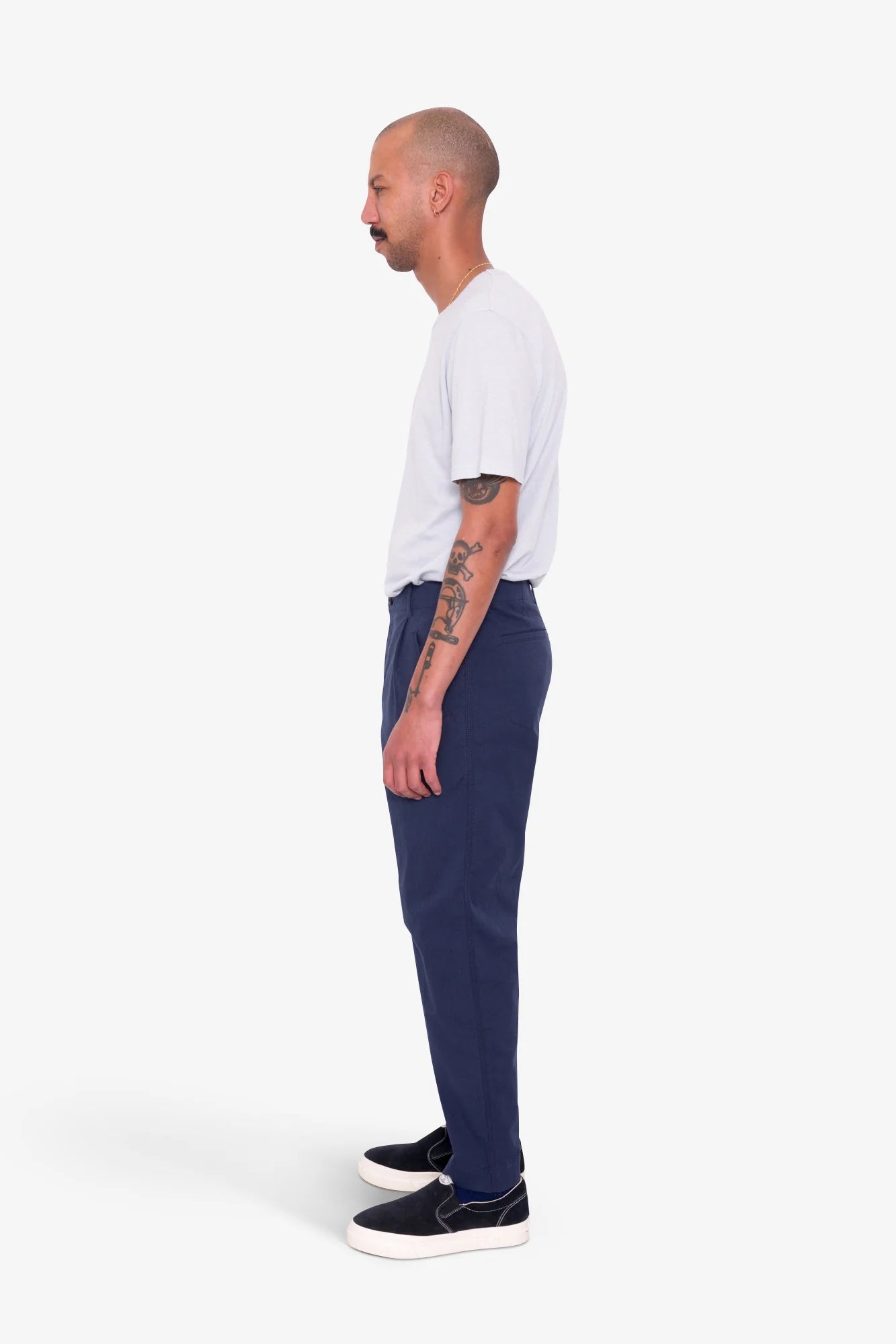 Assembly Pant - Navy Seersucker