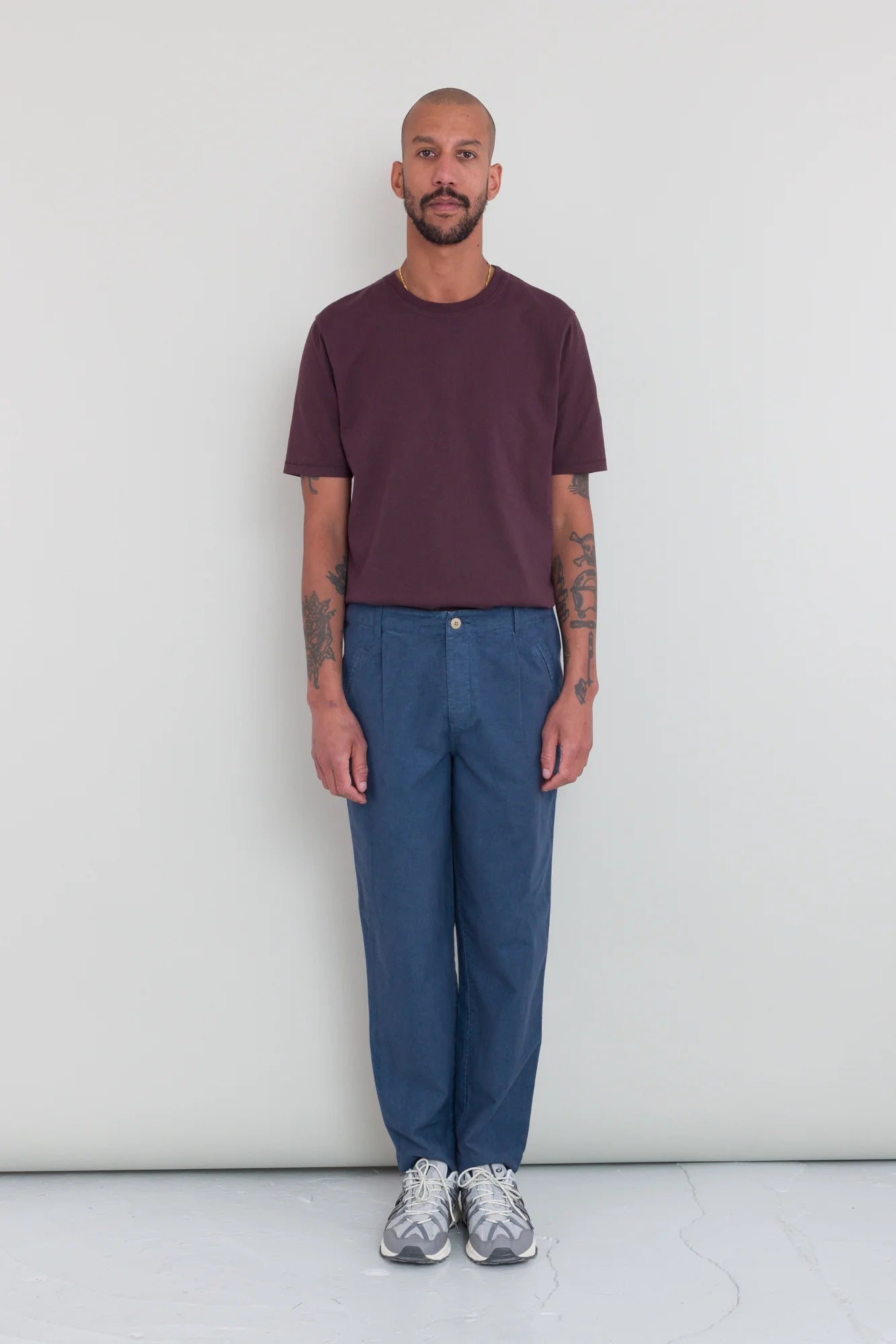 Assembly Pant - Steel Blue Moleskin