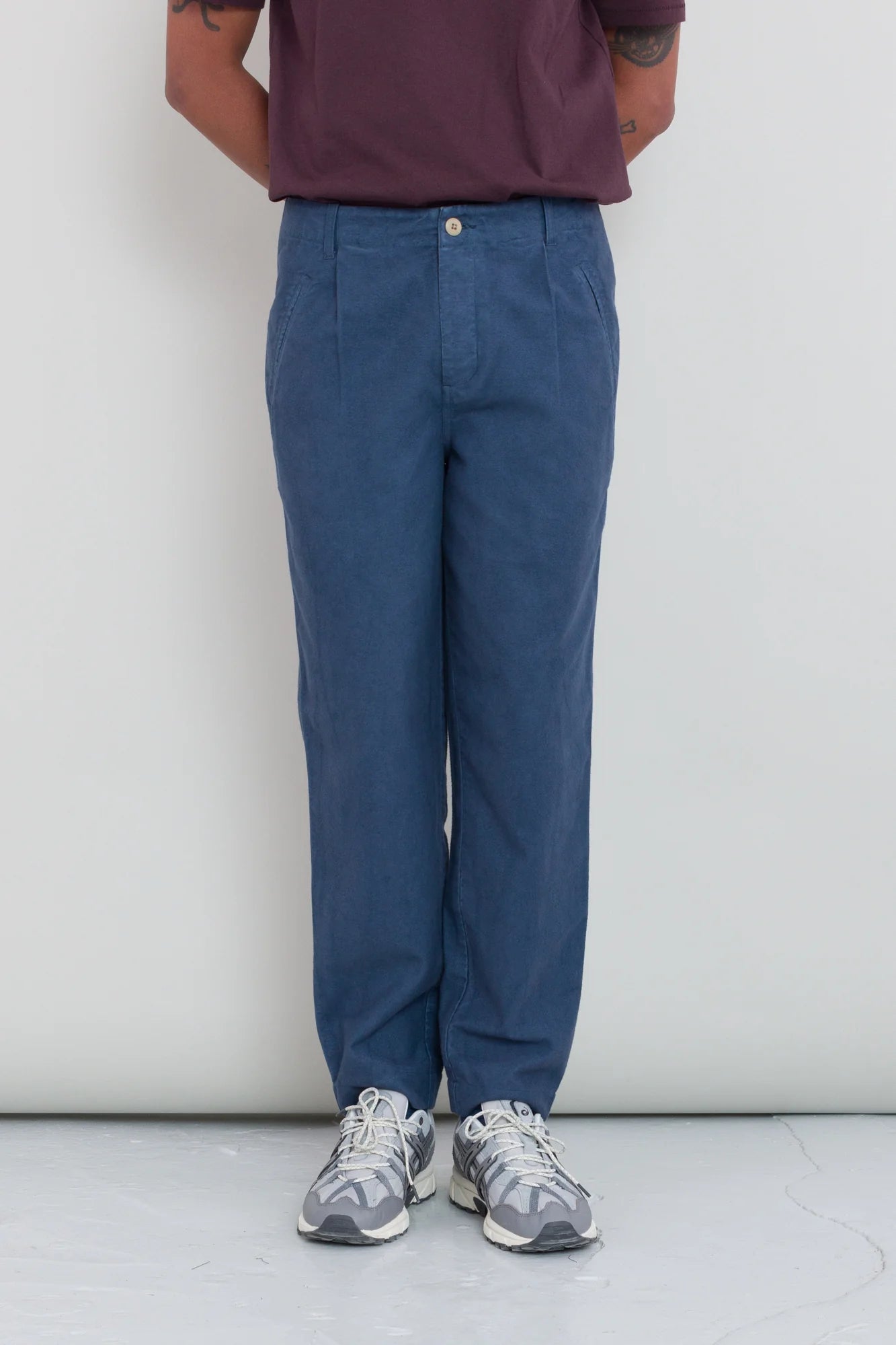 Assembly Pant - Steel Blue Moleskin