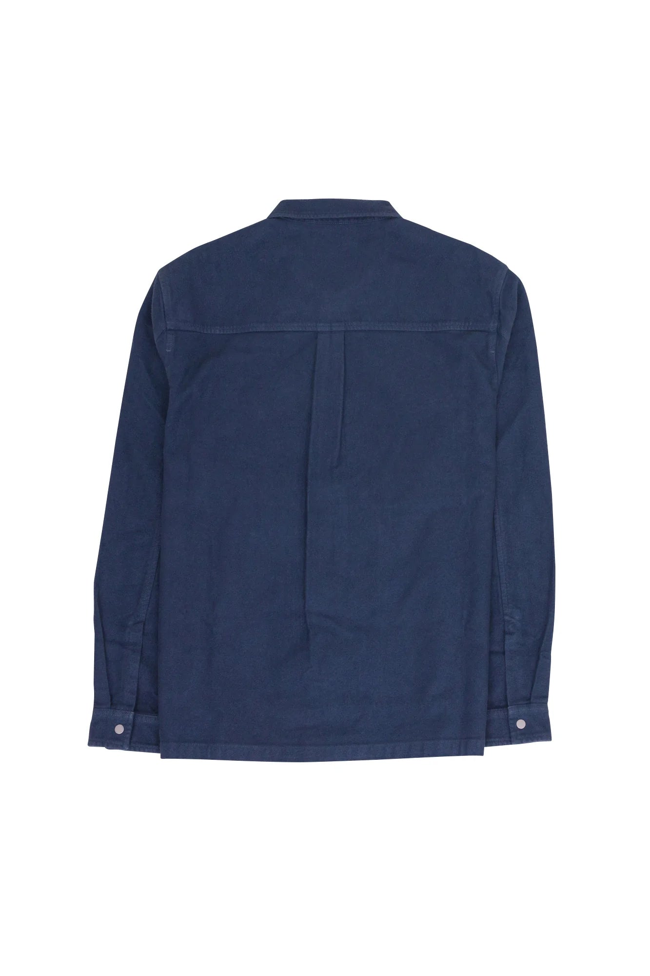 Patch Overshirt - Steel Blue Moleskin