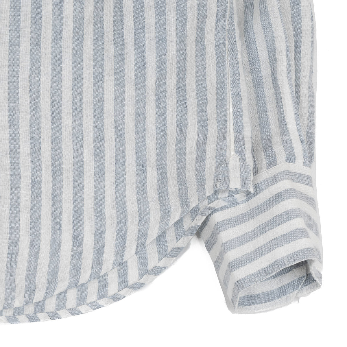 Paul Shirt 11018 - Grey & White Linen (#08)