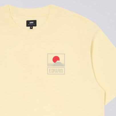 Sunset on Mt Fuji T-Shirt - Tender Yellow