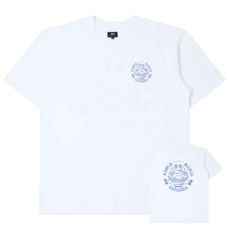 Edwin Music Channel T-Shirt - White