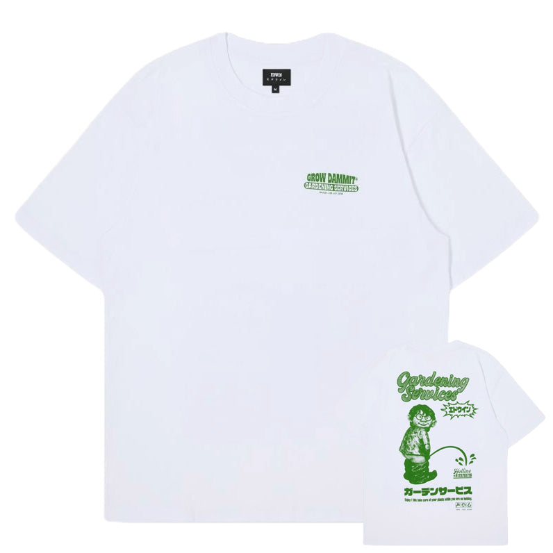 Gardening Services T-Shirt - White