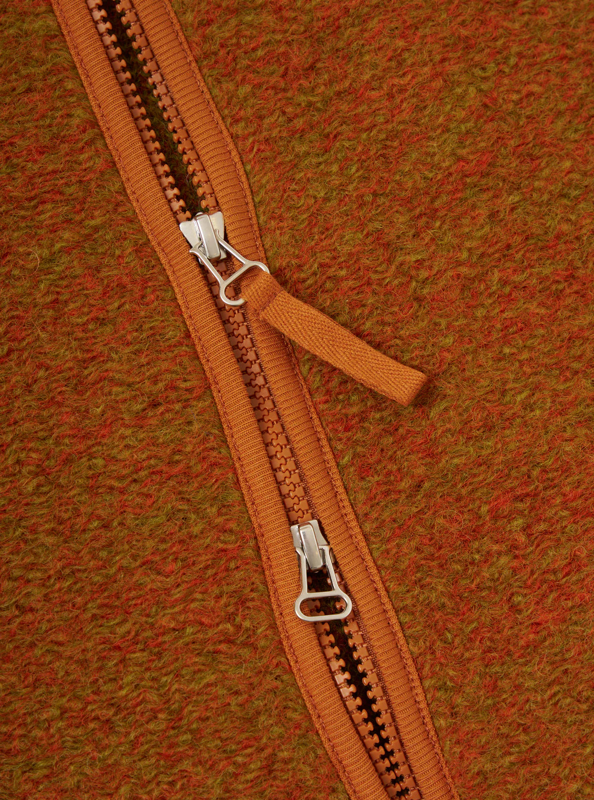 Climbing Jacket - Orange Six Wool Fleece