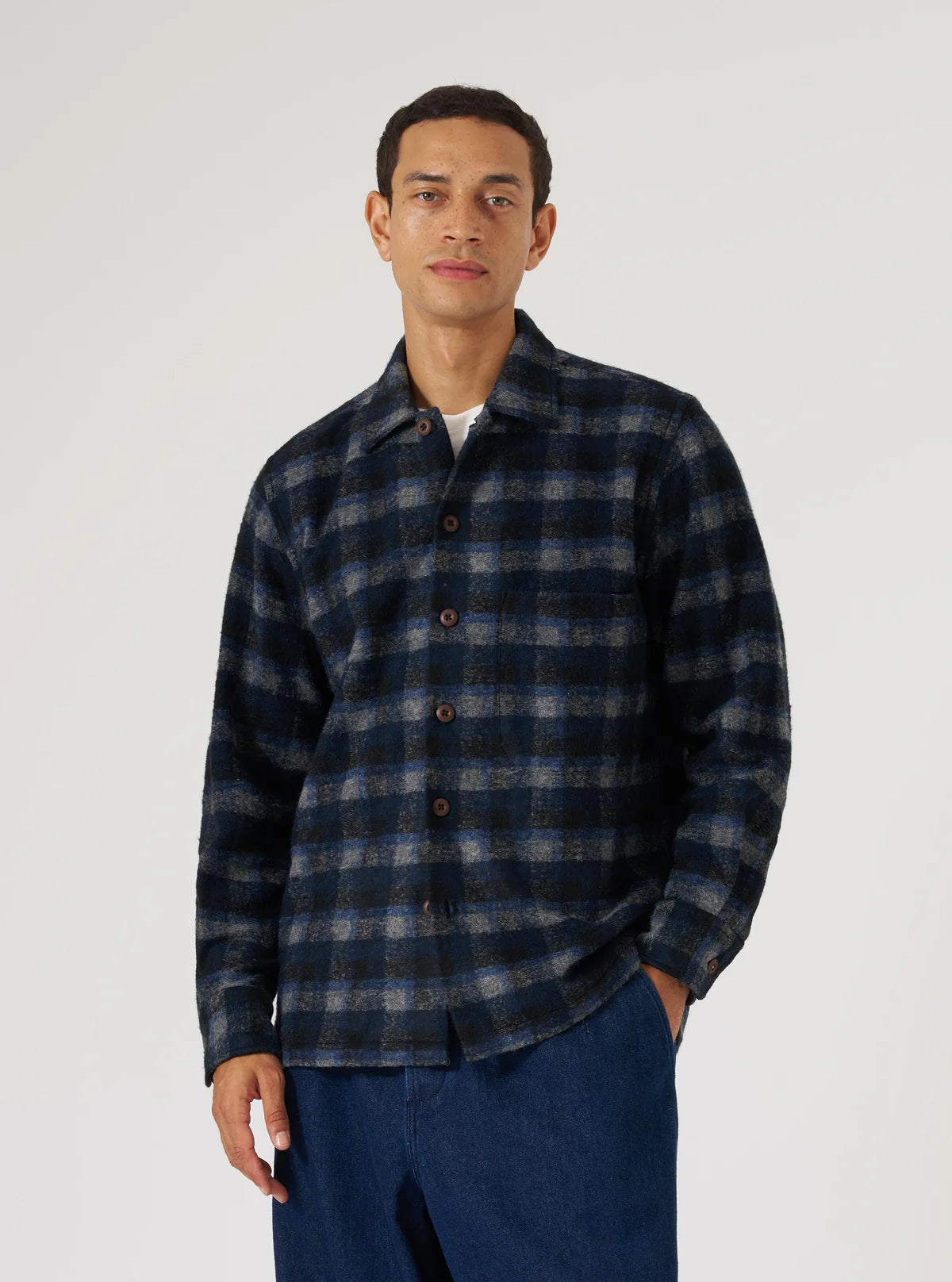 Fatigue Shirt - Navy/Black Chandler Plaid