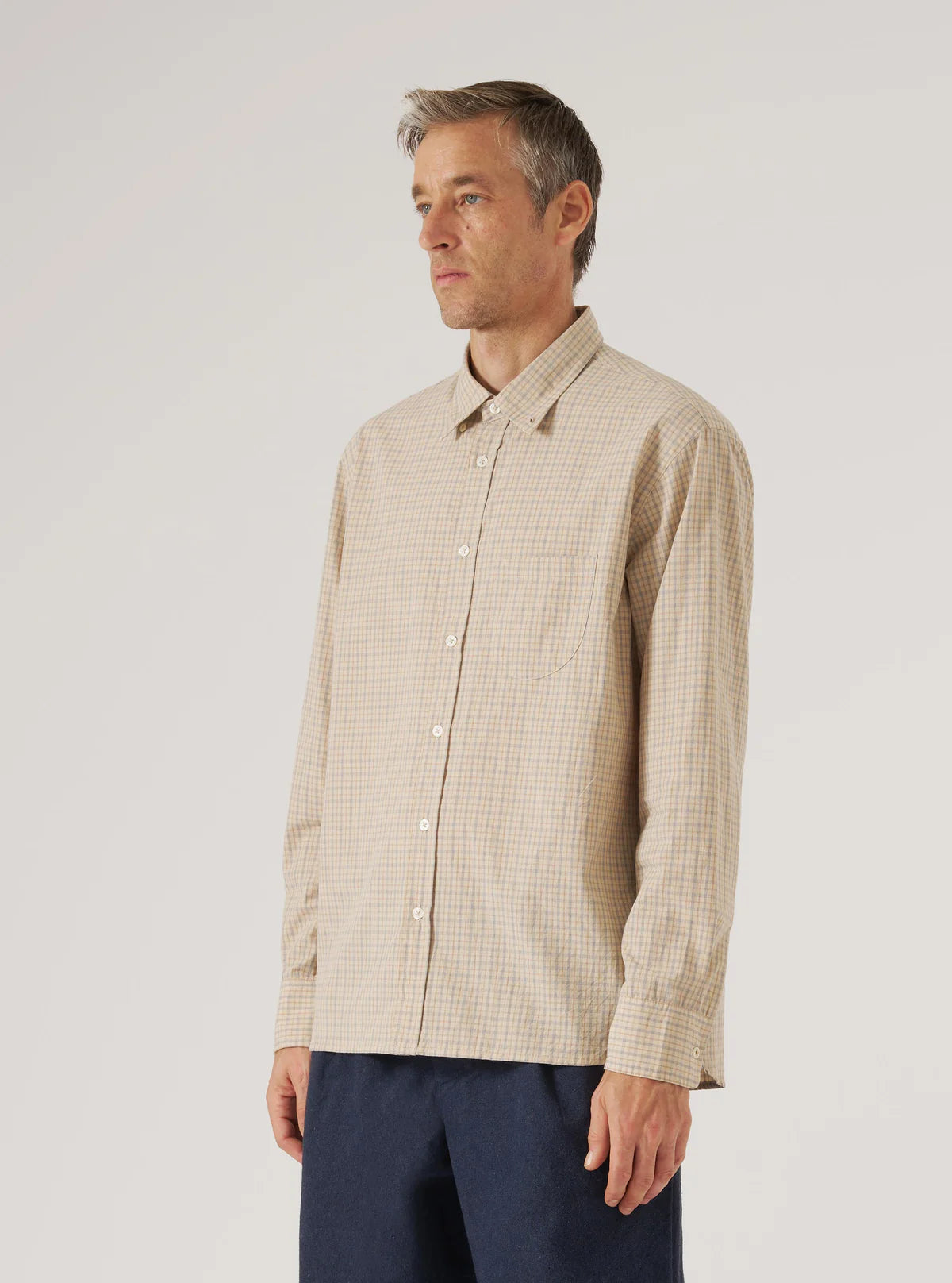 Lazy Day Shirt - Fawn Shiro Check