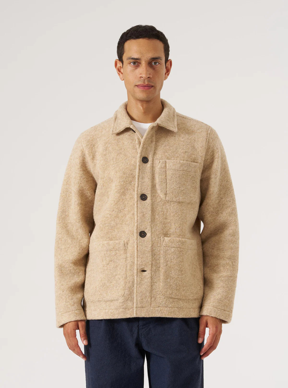Field Jacket - Fawn Wool Fleece