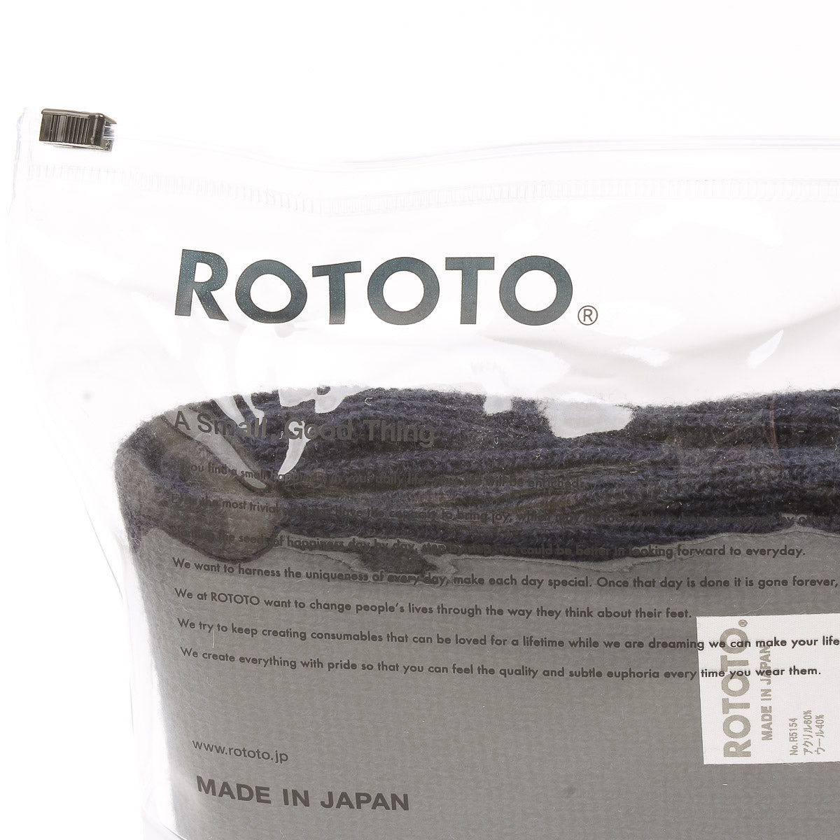 Rototo Sockstole Scarf - D.Navy