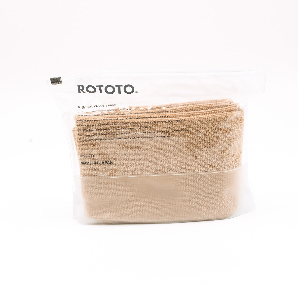 Rototo Sockstole Scarf - Beige