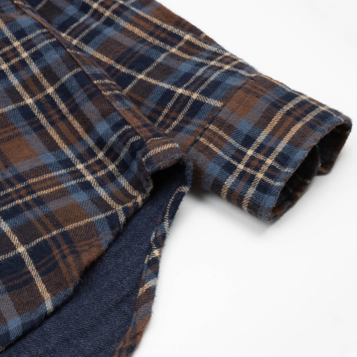 Paul Shirt 1029 - Double Face Brown & Blue (#01)