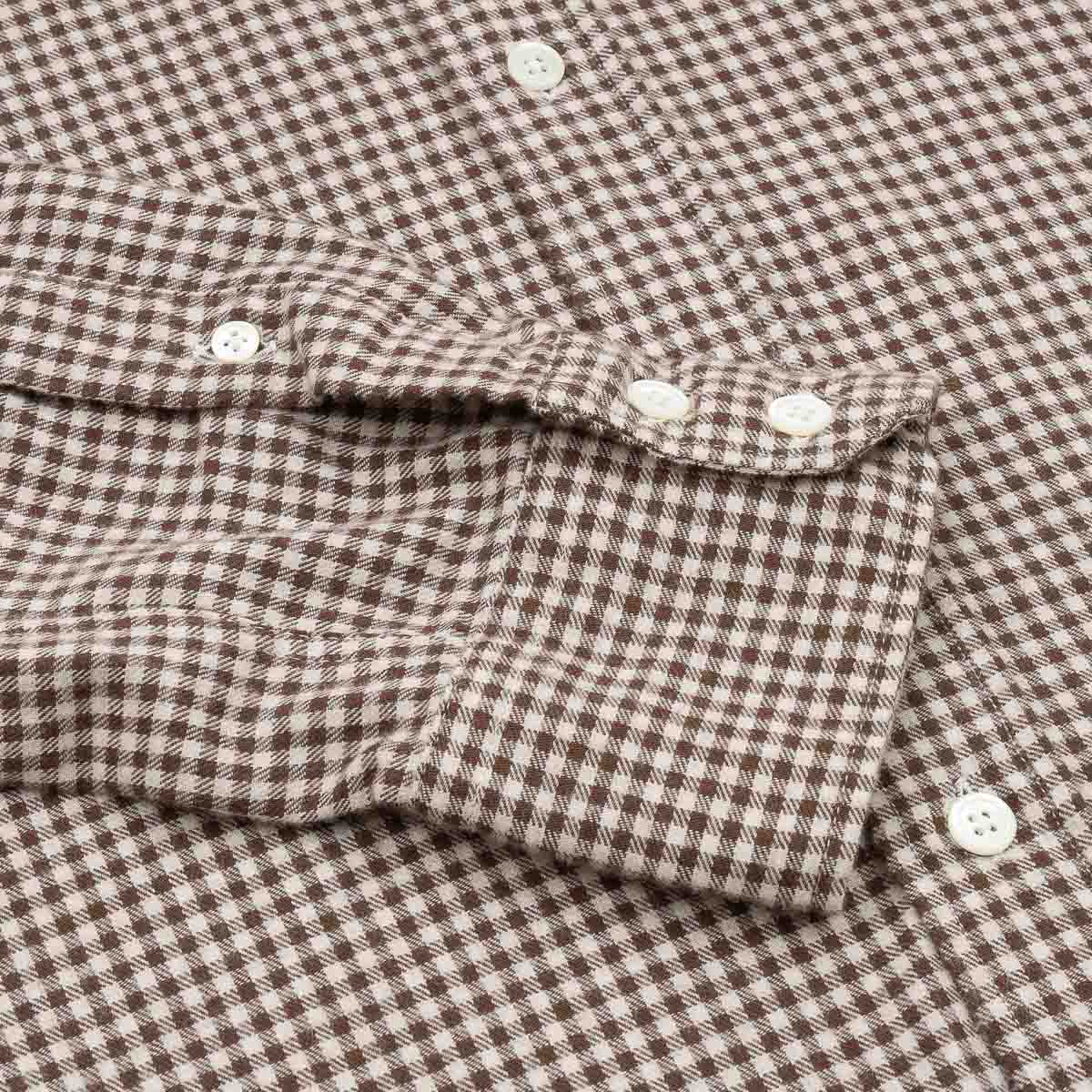 Paul Shirt 1019 - Chocolate Flannel (#02)