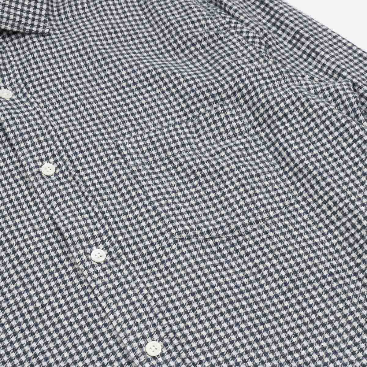 Paul Shirt 1019 - Navy Flannel (#01)