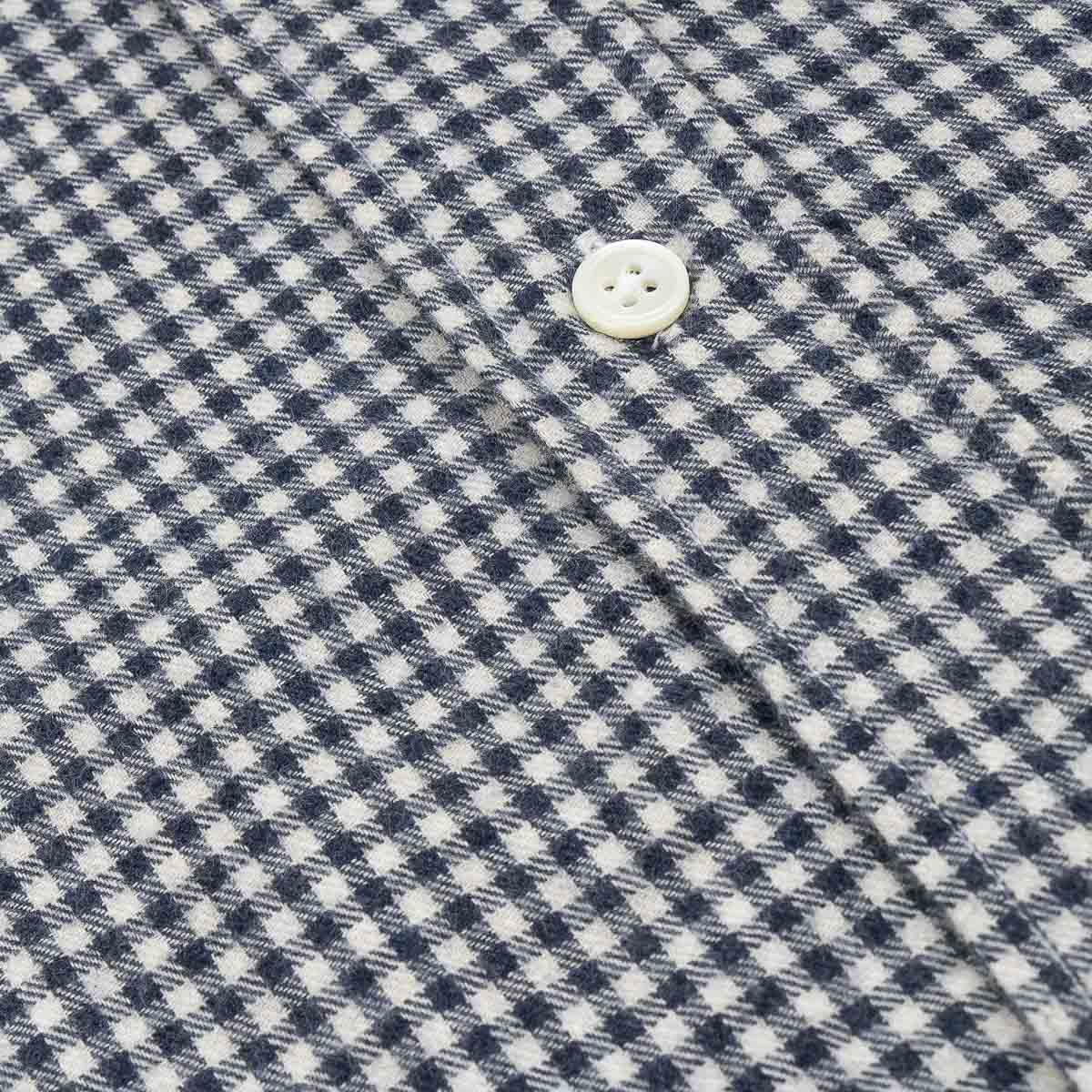 Paul Shirt 1019 - Navy Flannel (#01)