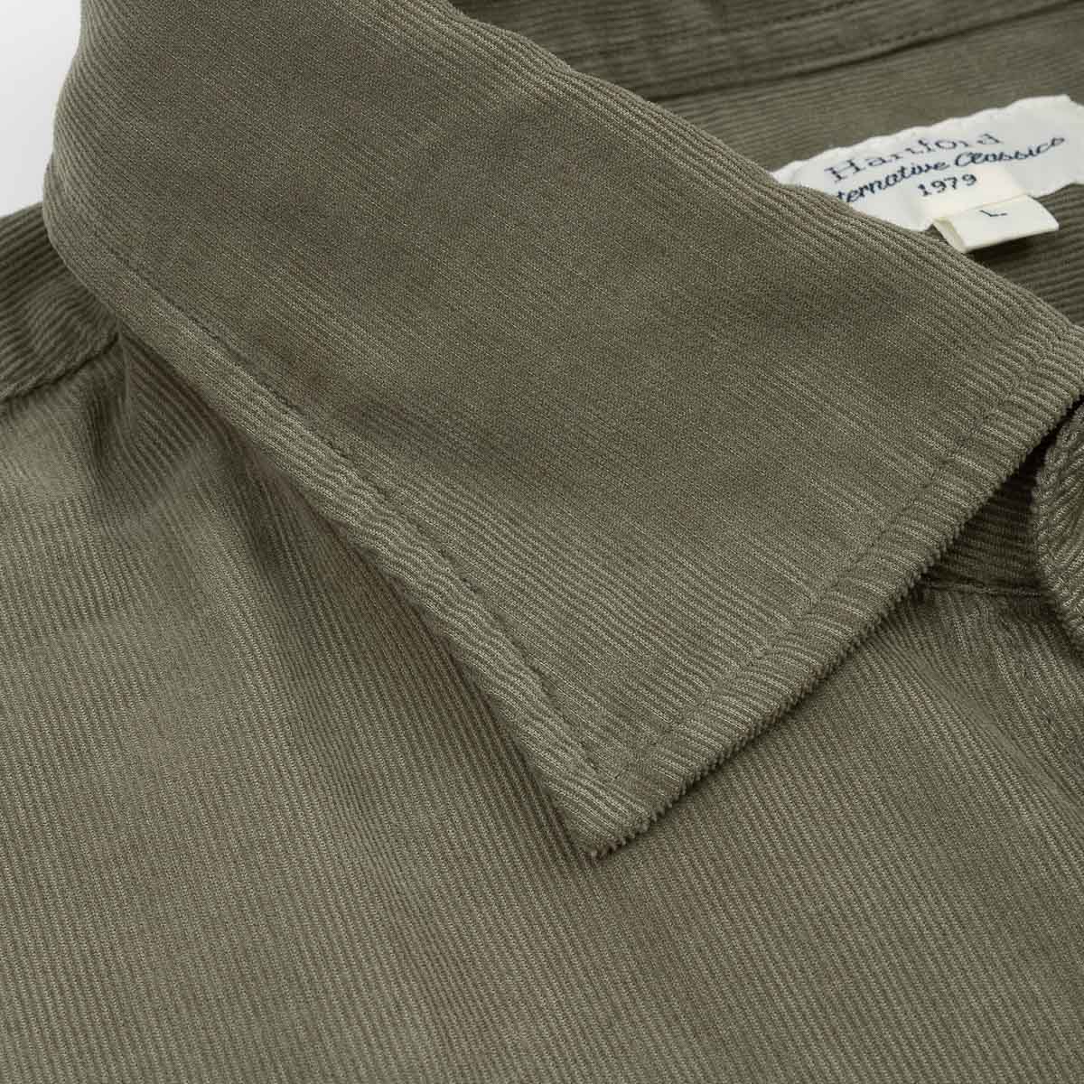 Paul Pat Shirt 1002 - Military Babycord (#77)