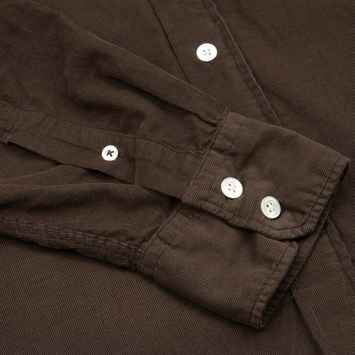 Paul Pat Shirt 1002 - Moka Babycord (#56)