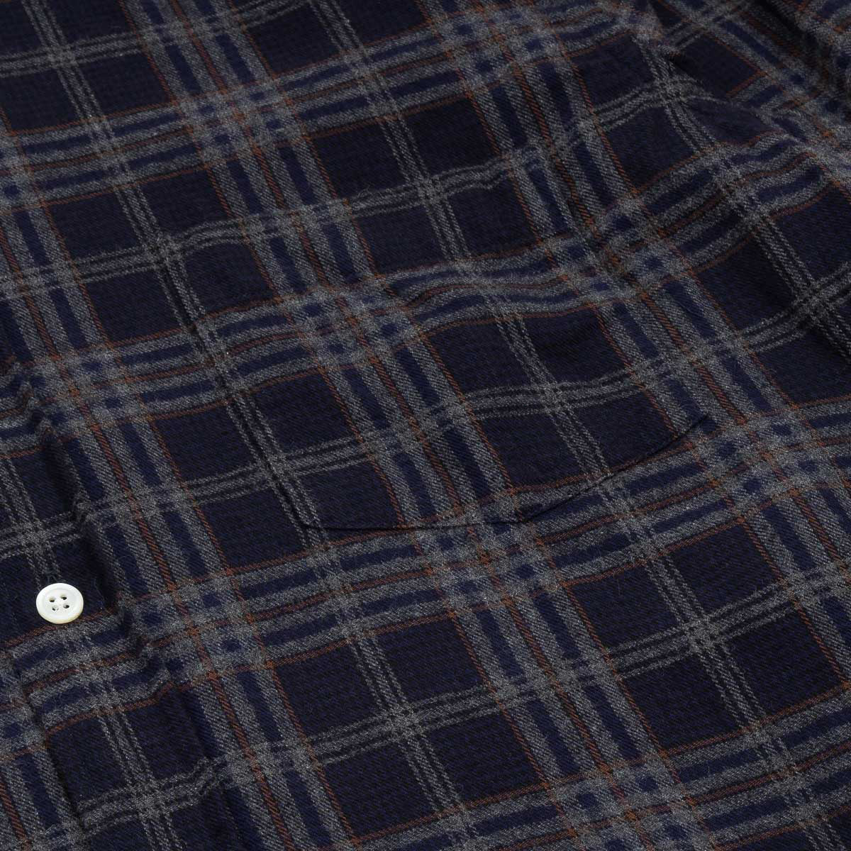 Paul Shirt 1021 - Navy Flannel (#03)