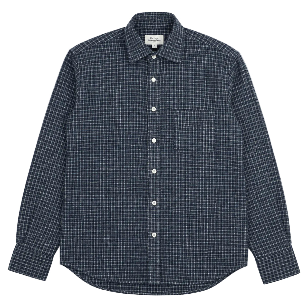 Paul Shirt 1020 - Navy Flannel (#04)